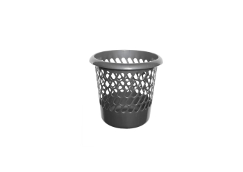 Whitefurze Silver Waste Paper Basket Whitefurze Silver Waste Paper Basket